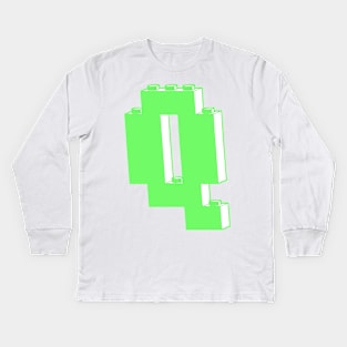 THE LETTER Q Kids Long Sleeve T-Shirt